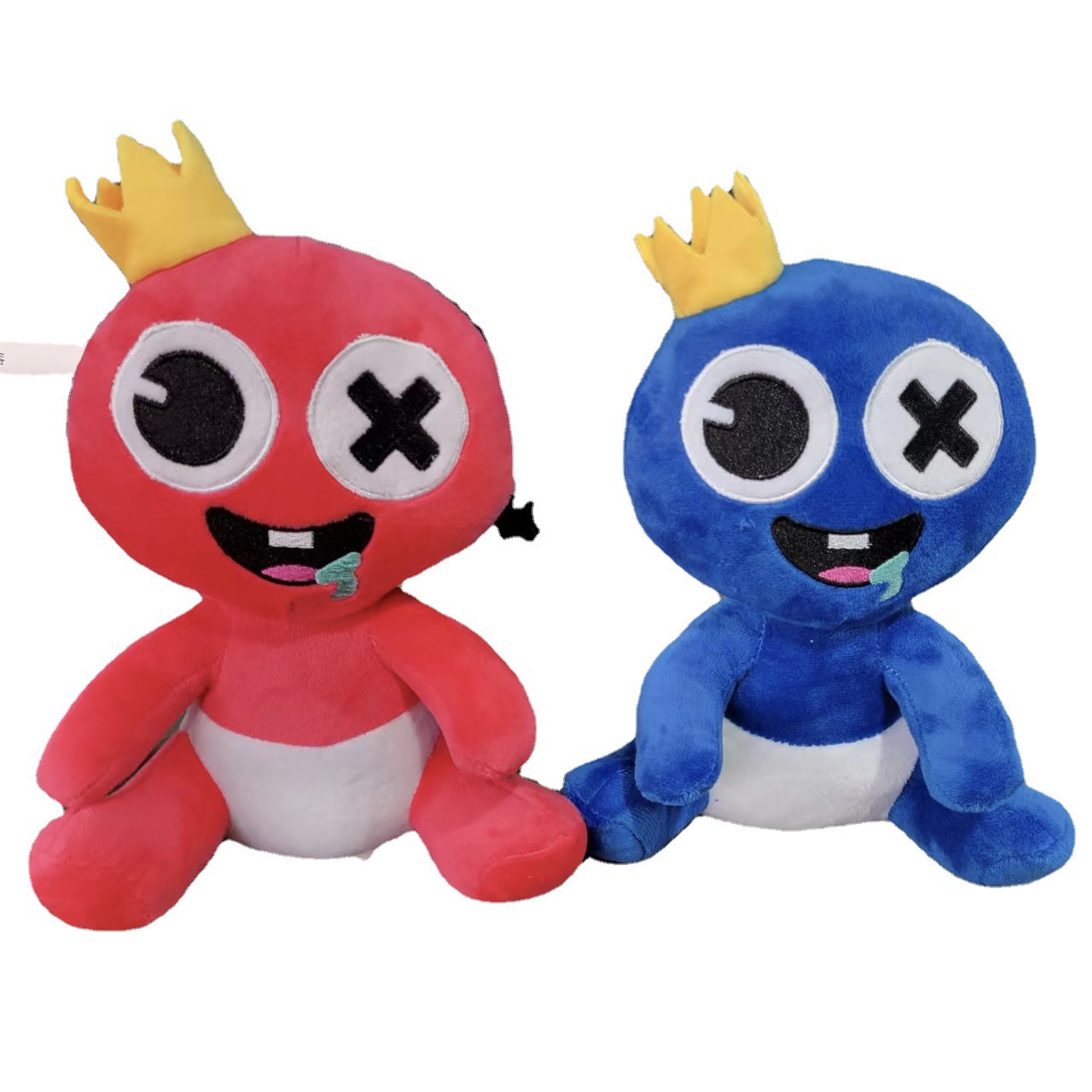 跨境新款rainbow baby plush坐姿彩虹宝宝毛绒玩具口水怪玩偶公仔