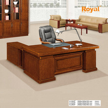 K06办公家具老总桌油漆总经理大班台实木总裁电脑桌桌是桌