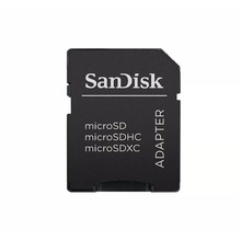 闪迪TF卡转SD适配器 MicroSDXC相机转接套小卡转大卡适配器读卡器