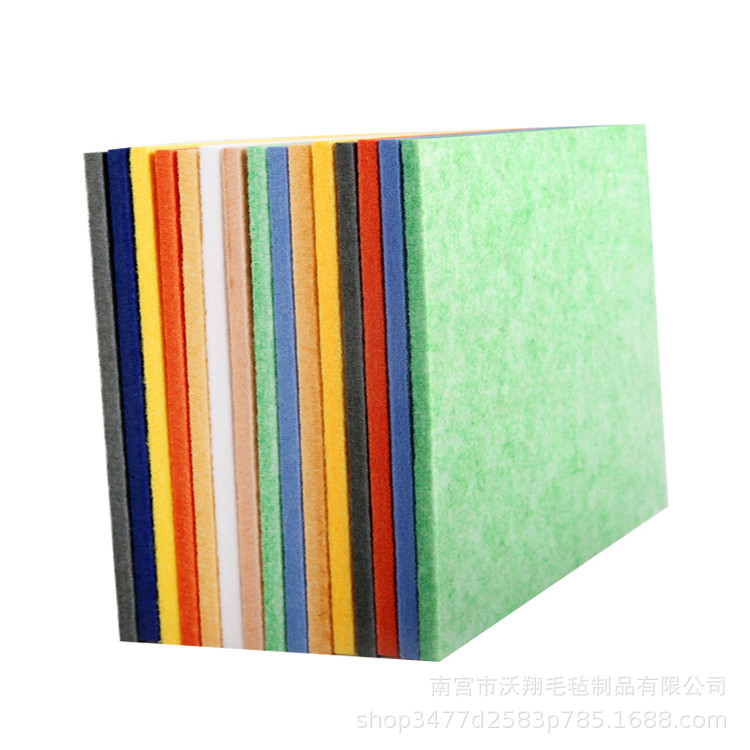 Factory Wholesale Polyester Fiber Felt Acoustic Panel Kindergarten Wall Stickers Exhibition Board Sound Insulation Noise Reduction Decoration Felt Board