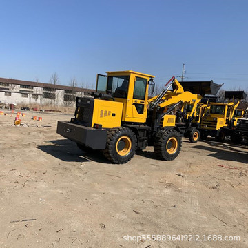 辽宁建平四驱多功能抓木机 加长臂抓草柴油液压矮脚虎 农用小铲车