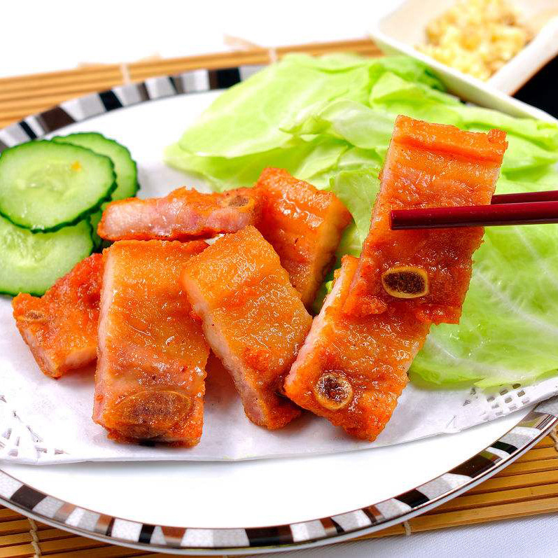 绿进海山骨冷冻猪肉排骨已腌制调味酒店方便菜400g*25包/箱-阿里巴巴