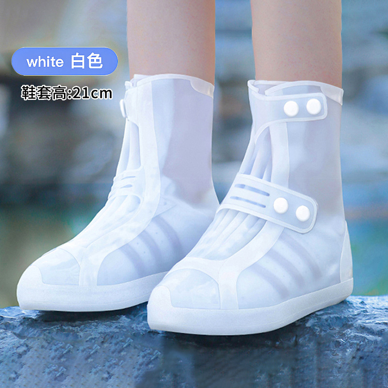 1 Waterproof Overshoe Men's and Women's Waterproof Non-Slip Thickening and Wear-Resistant Knee-High Rain Boots Children's Silicone Rainy Day Rain Shoes Wholesale