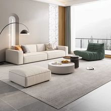 意式豆腐块客厅沙发现代简约科技布艺沙发小户型轻奢直排租房沙发