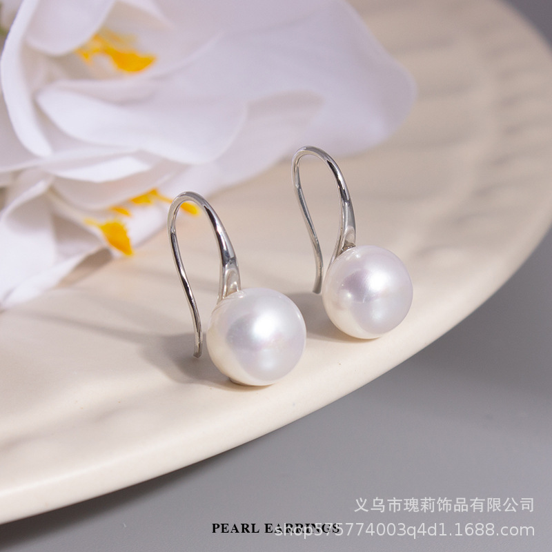 2023 Hot Sale Women's Stud Earrings Natural Freshwater Pearl Earrings High Heels Earrings Factory in Stock Wholesale