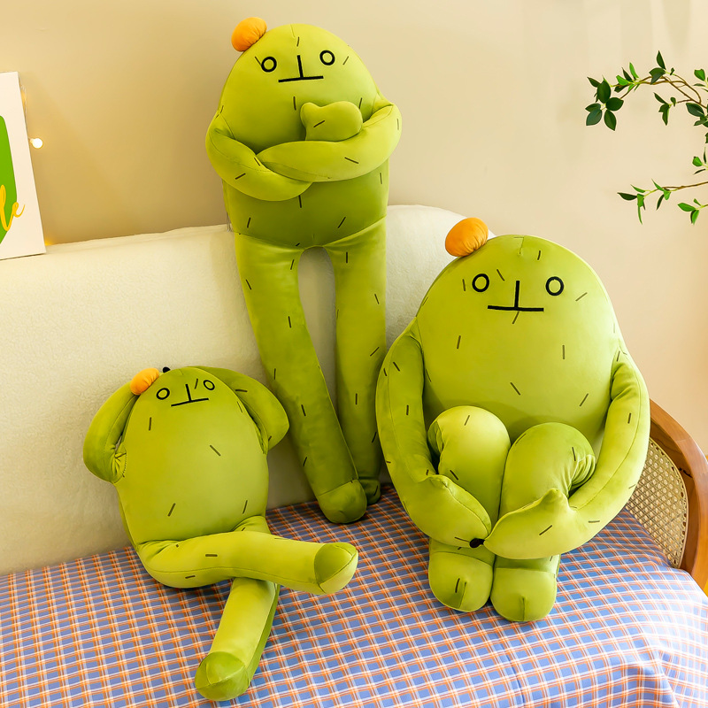 Plant Cactus Plush Toy Long Sleeping Pillow Soft down Cotton Children