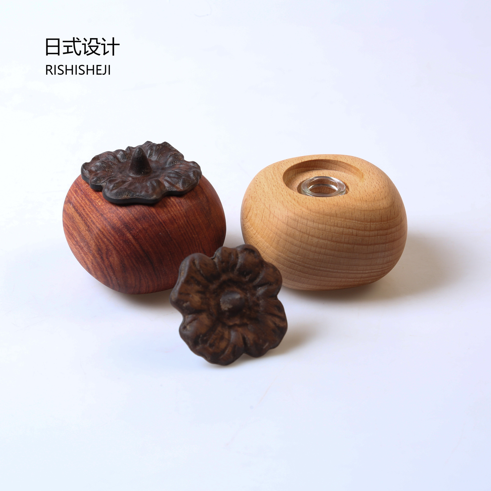 柿柿如意扩香器摆件无火香薰家居客厅办公桌摆件创意