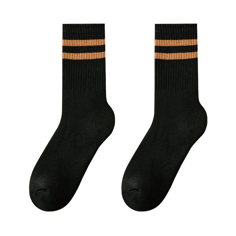 Socks Wholesale Autumn and Winter Thick Socks Men's Winter Mid-Calf Length Socks Fleece Lined Padded Warm Keeping Terry-Loop Hosiery Winter Cotton Socks