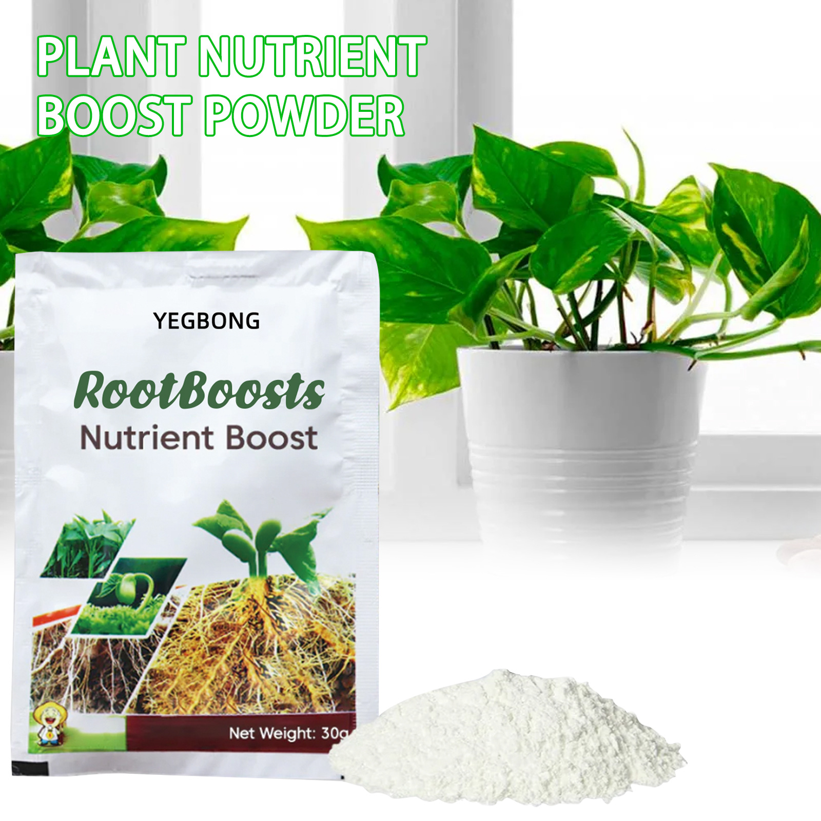 Yegbong Plant Nutrition Powder Flower Plant Potted Cutting Transplanting Hair Root Growth Universal Nutrition Powder