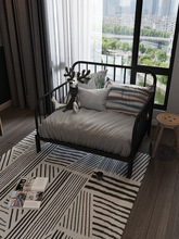 折叠床单人床陪护经济型铁艺沙发客厅便携多功能单人双人睡床租房