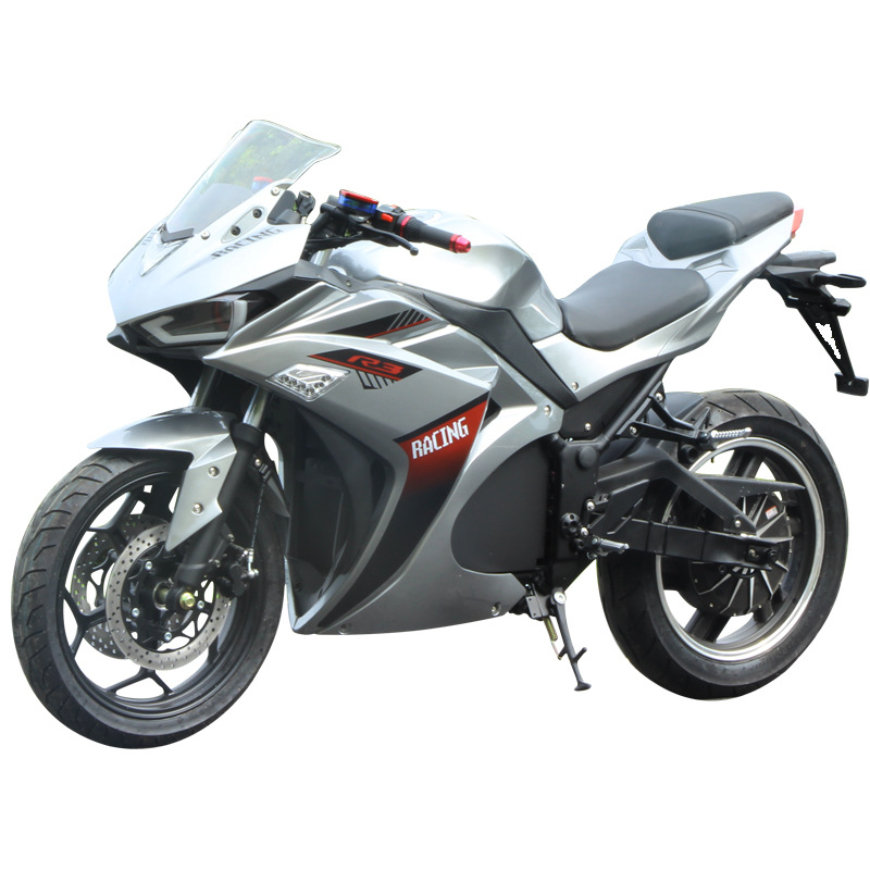 新款电动摩托车跑车r3款地平线两轮成人大型公路赛趴赛街车可上牌