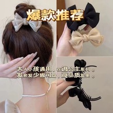 俏萌宝同款儿童鸟巢抓夹可爱女童貂毛丸子头盘发神器发圈发夹头饰