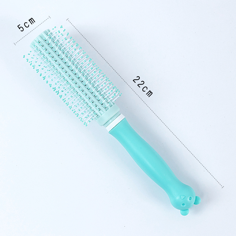 Cartoon Squirrel Series 6653 Cartoon Hanging Card Hair Curling Comb Hairdressing Comb Massage Comb Air Cushion Comb