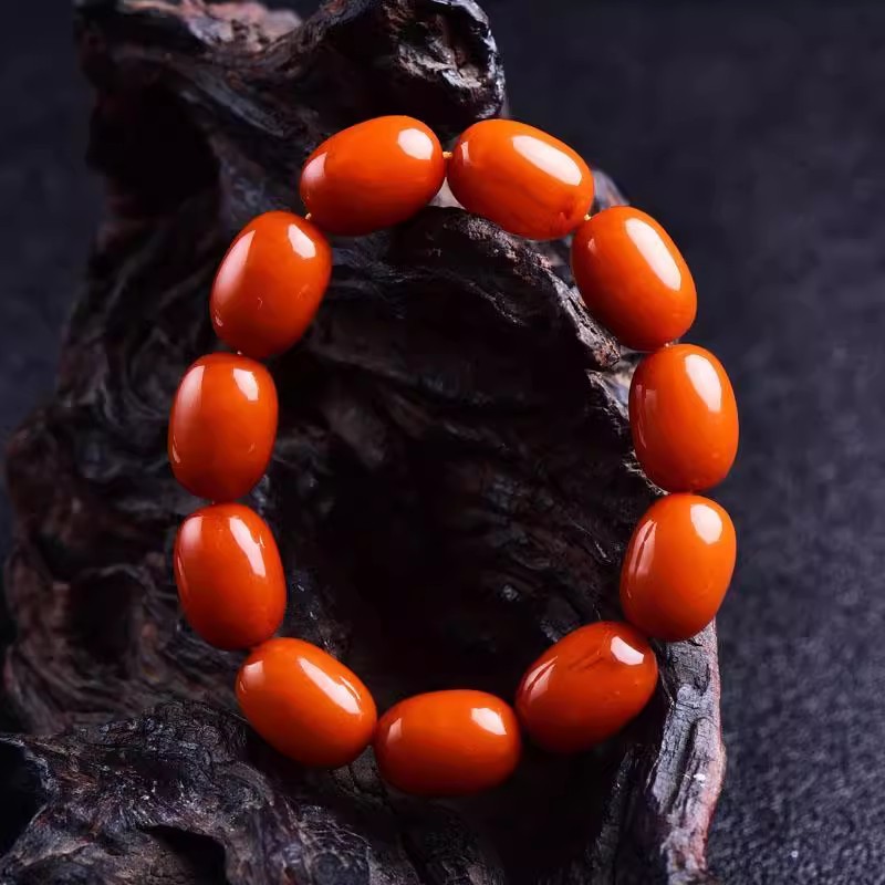 波罗的海老蜜蜡手串手链蜜蜡桶珠男女附证书-阿里巴巴