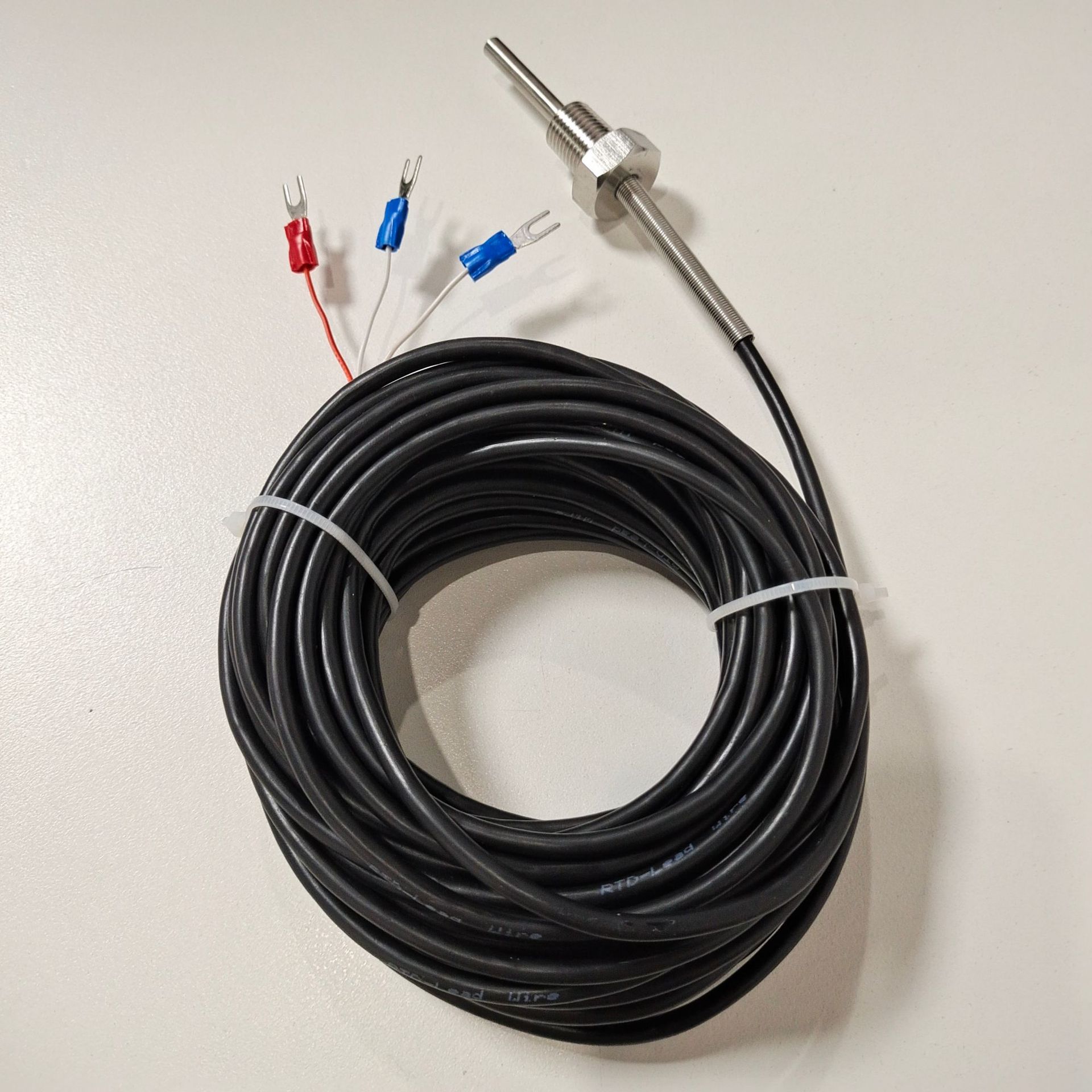 zysensor温度传感器-50-150度 5mm 出线10pvc 30mm 1/3b pt1/4牙