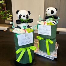 520母亲节礼物熊猫玩偶娃娃花束送老师男女朋友闺蜜女儿子物批发