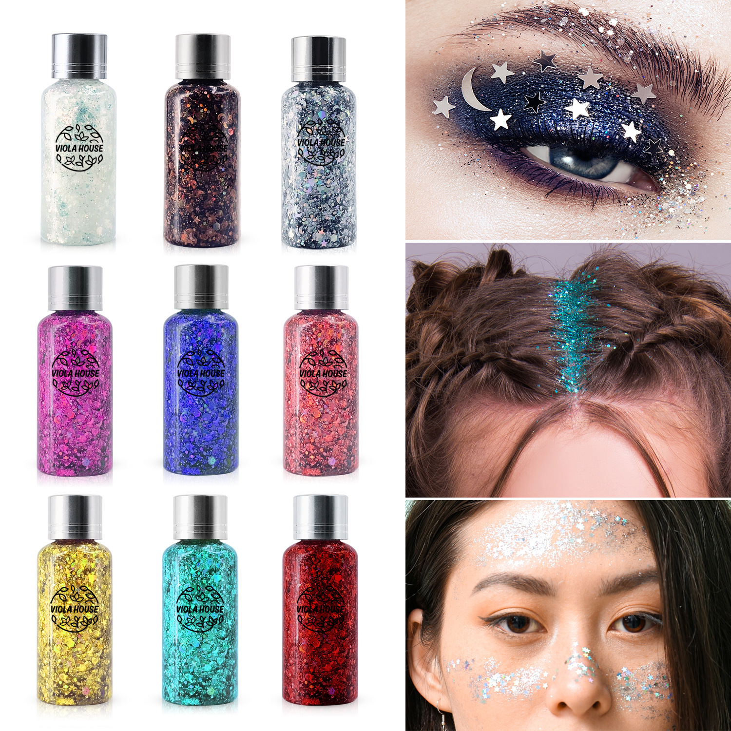 跨境眼影亮片新款甲片亮片身体亮片网红爆闪演出舞台妆外贸批发