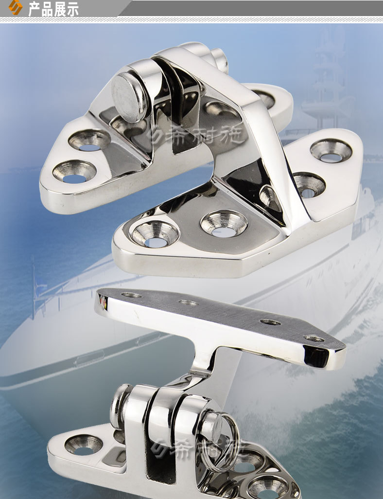 不锈钢特殊铰链蝶形飞机合页液压阻尼缓冲柜门静音加厚66*38五金