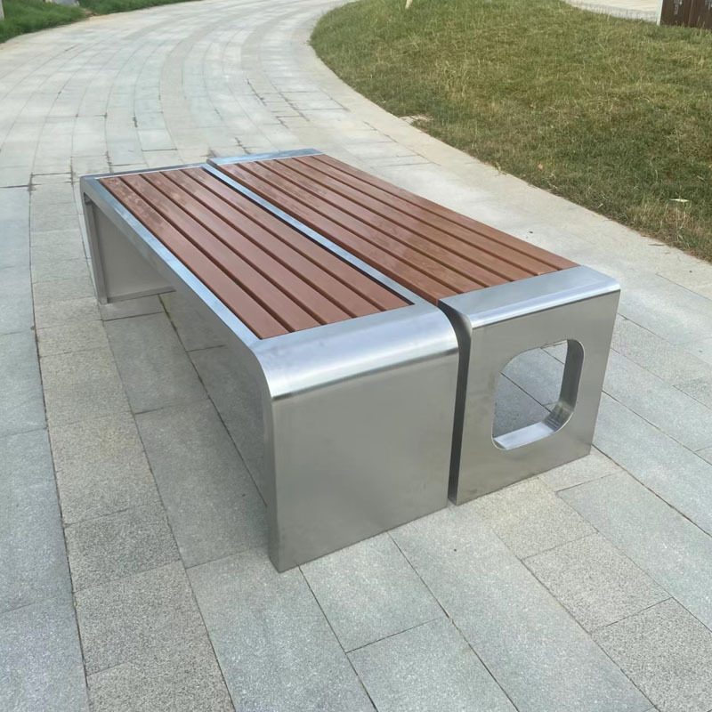 铁艺公园椅户外长椅防水防锈室外庭院排椅商场园林广场休息长条凳