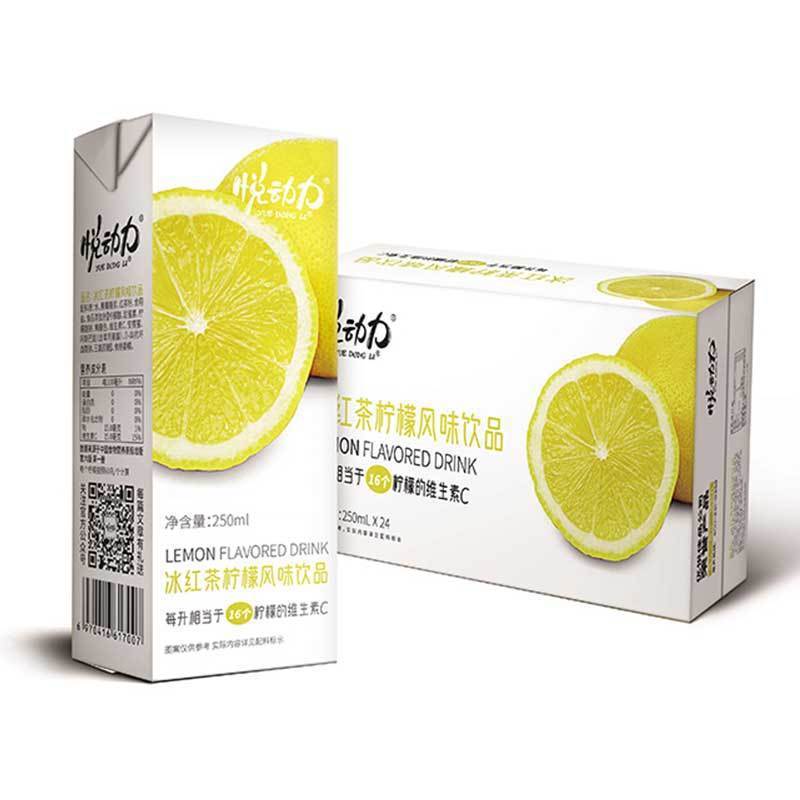 悦动力柠檬冰红茶整箱批发夏季多口味果汁饮料原味乳酸菌风味饮品