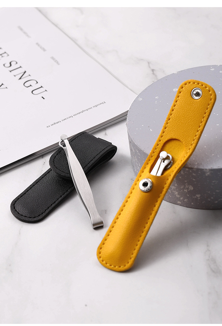 圆头鼻毛夹鼻毛修剪器男士剃毛神器挤压鼻毛剪清理鼻毛圆头镊子