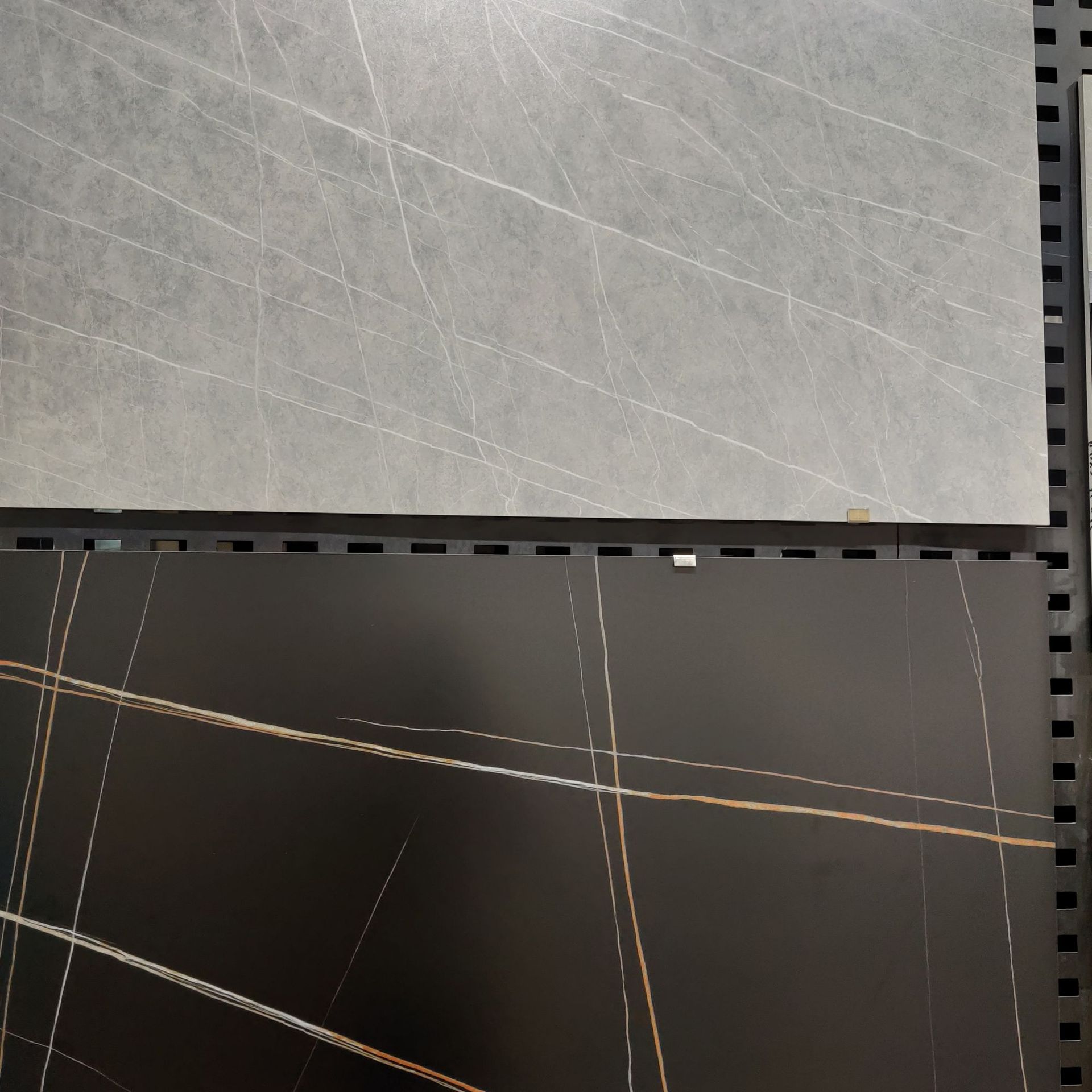 灰色细颗粒岩板火山灰闪电灰意大利深灰浅灰岩板台面板餐桌面加工