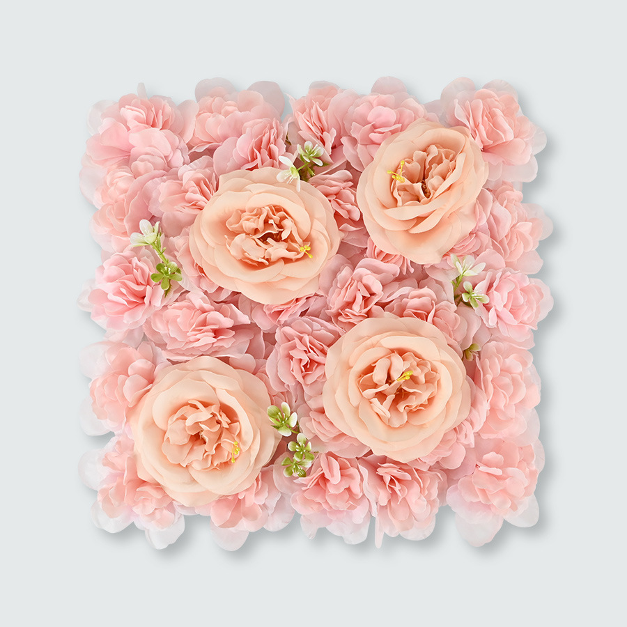 30cm Simulation Rose Wall Peony Hydrangea Wedding Background Wall Amazon Hot Sale Flower Row Shopping Mall Background Decoration