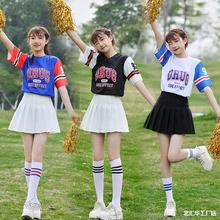 学生啦啦操服装运动会开幕式啦啦队套装韩版舞蹈服女