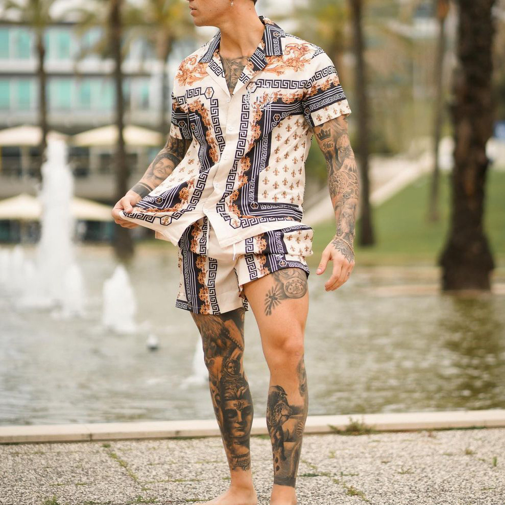 男休闲商务短裤图片