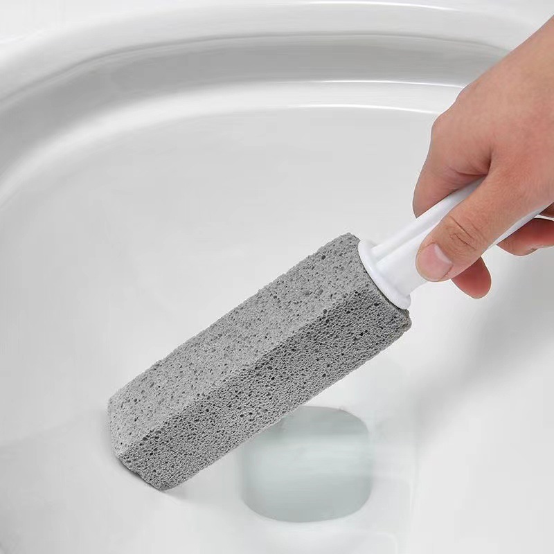 Bathroom Toilet Cleaning Pumice Stone Toilet Brush Cleaning Rod Convenient Dead Angle Gap Cleaning Brush Pumice Stone Toilet Brush