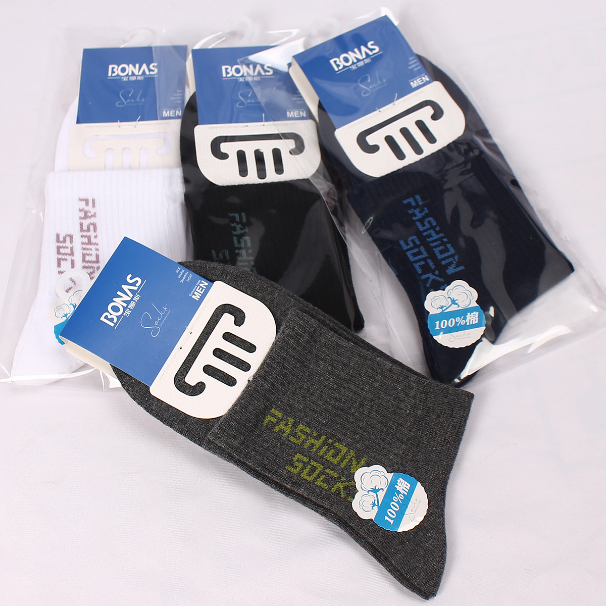 宝娜斯秋冬新款百分百棉中筒透气男袜75047中邦袜棉袜批发-阿里巴巴