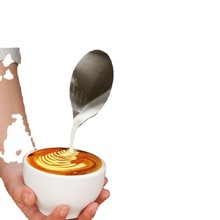 拉花奶缸咖啡杯带刻度304不锈钢尖嘴可加热食品级打泡壶一件代发