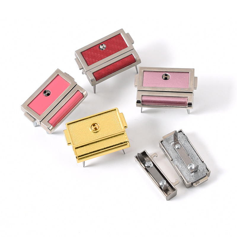 仿古高端箱包锁扣礼盒挂锁木盒卡扣首饰箱塔扣珠宝盒工具锁四方锁