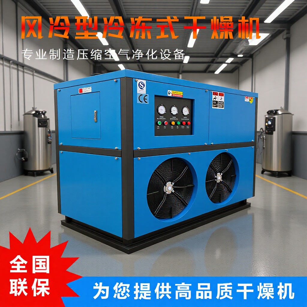 现货供应工业空调冷冻干燥机高效节能压缩空气除水设备露点耐用