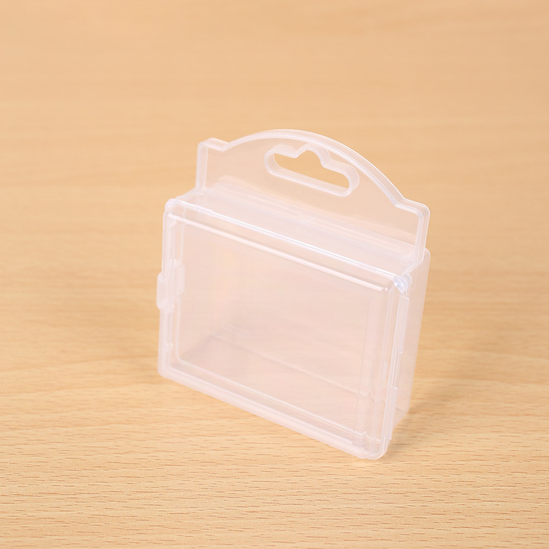 锁扣无格pp收纳空盒 透明塑料收纳盒 工具包装首饰盒样品展示盒子