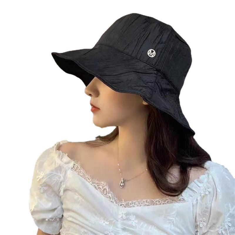 Summer Fisherman Hat Women's Big Brim Sun Protection Sun-Proof Basin Hat Outdoor Travel All-Matching Sun Hat Thin UV Protection