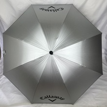 伞面钛银胶全玻纤防风防晒晴雨两用高尔夫伞
