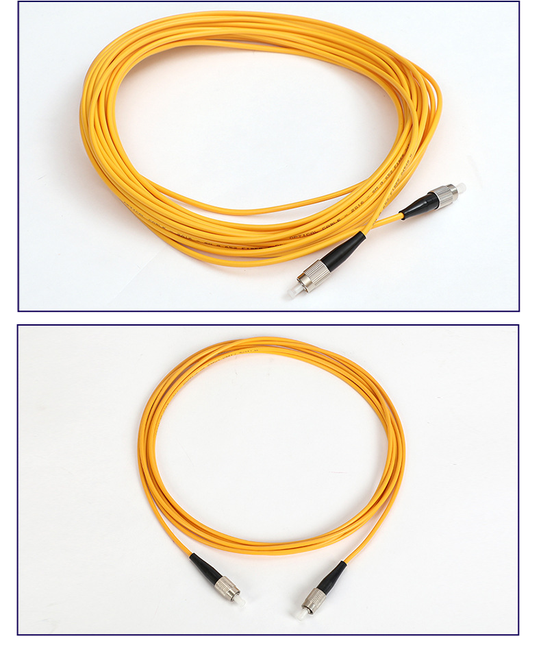供应单模单芯尾纤线连接网络综合布线按需定制fc-fc光纤跳线
