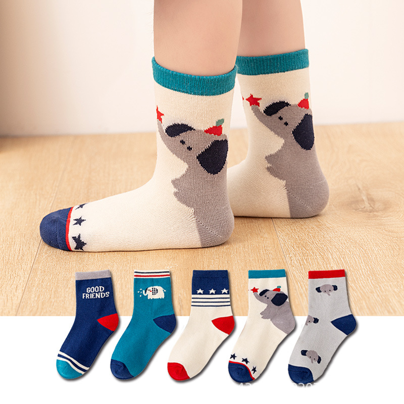 Summer Children's Mesh Boat Socks Baby Mid-Calf Socks Wholesale Boys' Floor Socks Spring and Autumn Girls' Baby Socks Children's Socks