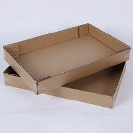 上下盖托盘纸箱  设计印刷天地盖瓦楞折叠纸盒 白板纸托盘扣盖盒