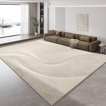 客厅地毯轻奢高级沙发地垫防水卧室床边毯2024新款免洗加厚大至广