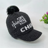 new pattern Wool cap Plush thickening Knitted hat outdoors Cold proof Ear cap Beautiful China Cap mom