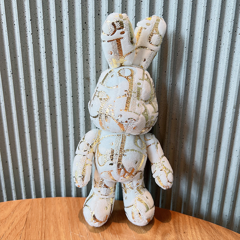 新款炫彩毛绒小兔子玩偶大号暴力兔抓机娃娃公仔玩具儿童生日礼物