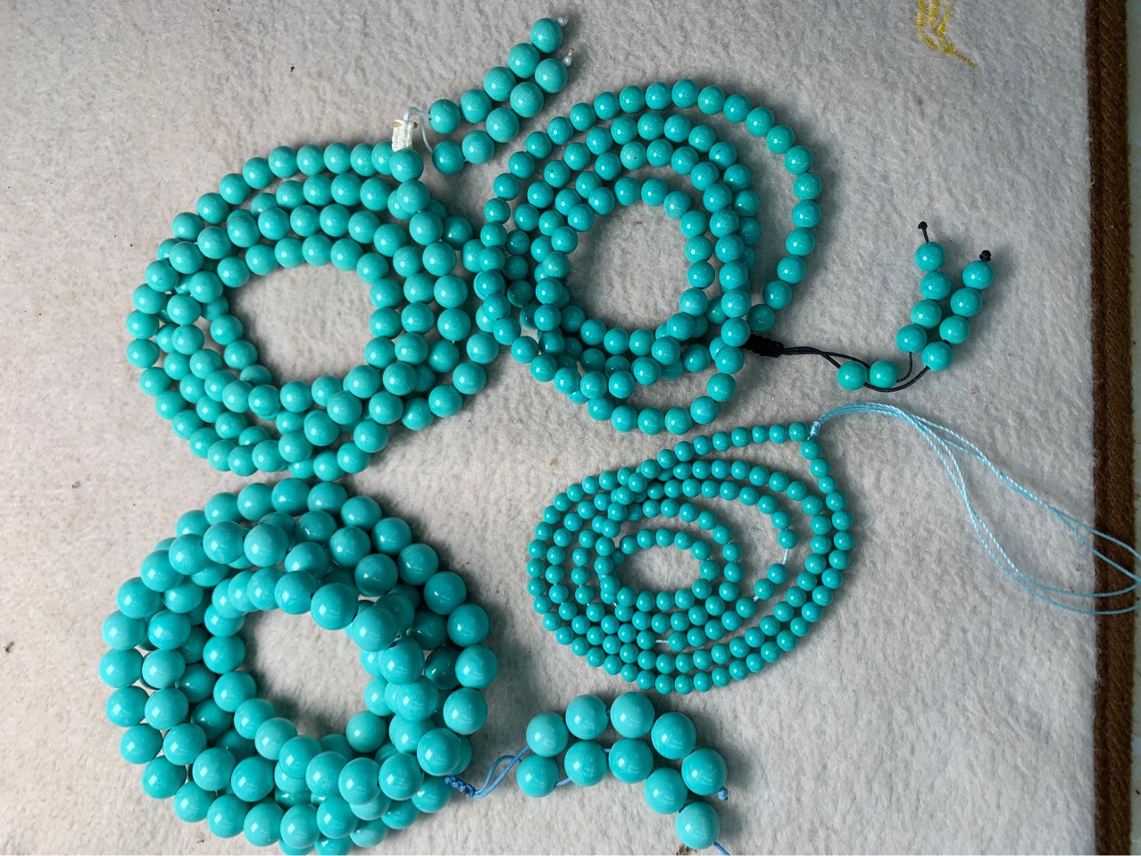 优化蒙松,优化菱镁矿,合成松石,天然美国绿松石,天然伊朗绿松石,睡