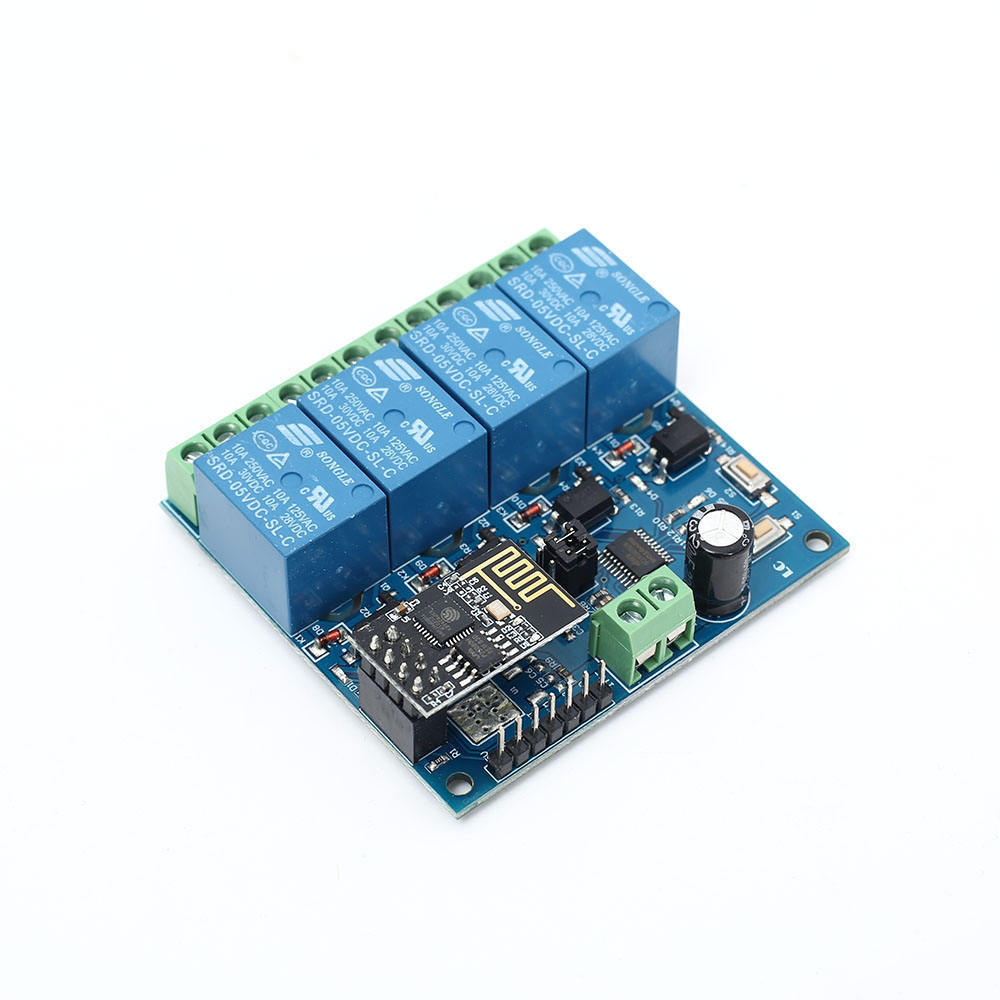 esp8266 5v/12v wifi继电器 物联 智能家居手机app遥控开关 四路