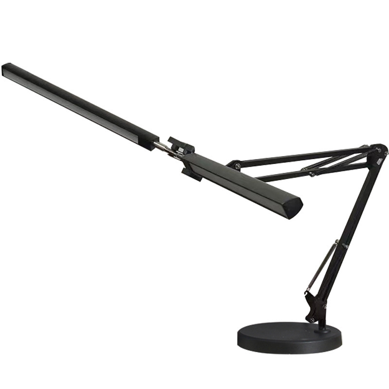 American Clip Double-Headed Long Arm Tattoo Lamp Beauty Retractable Work Light Office Desktop Led Eye Protection Folding Table Lamp