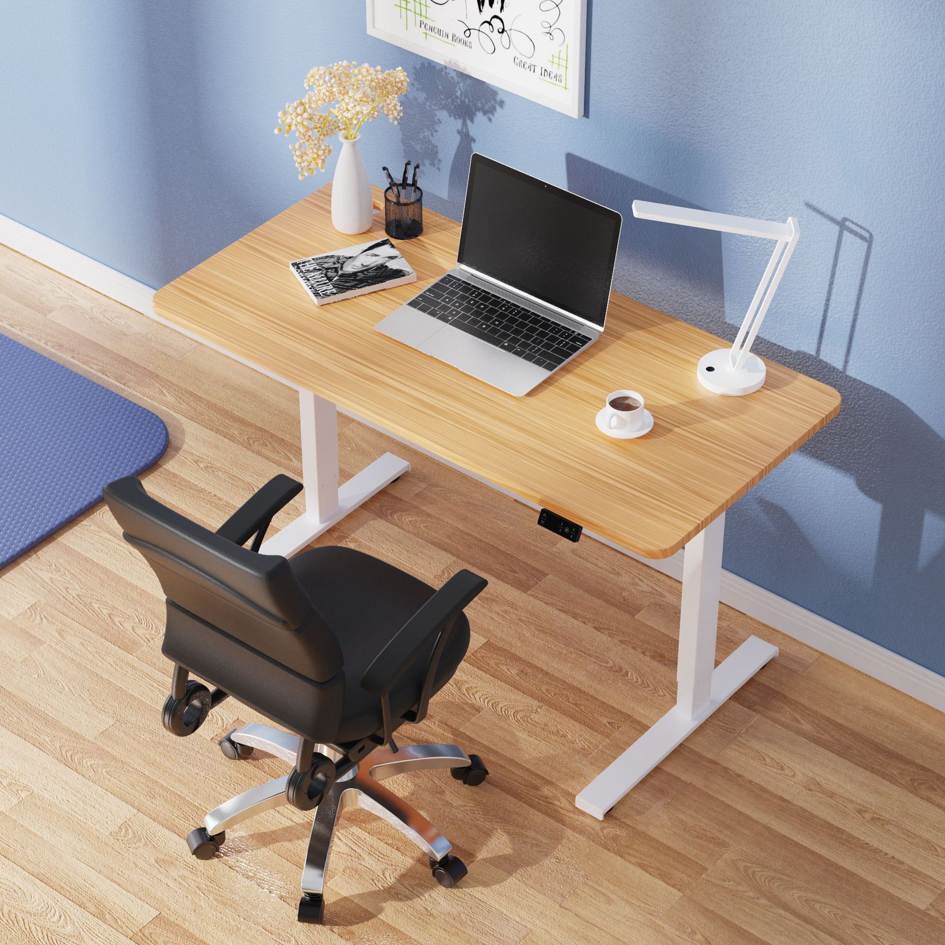 德国ergospot电动升降桌架电动升降桌站电脑办公桌双电机批发定制