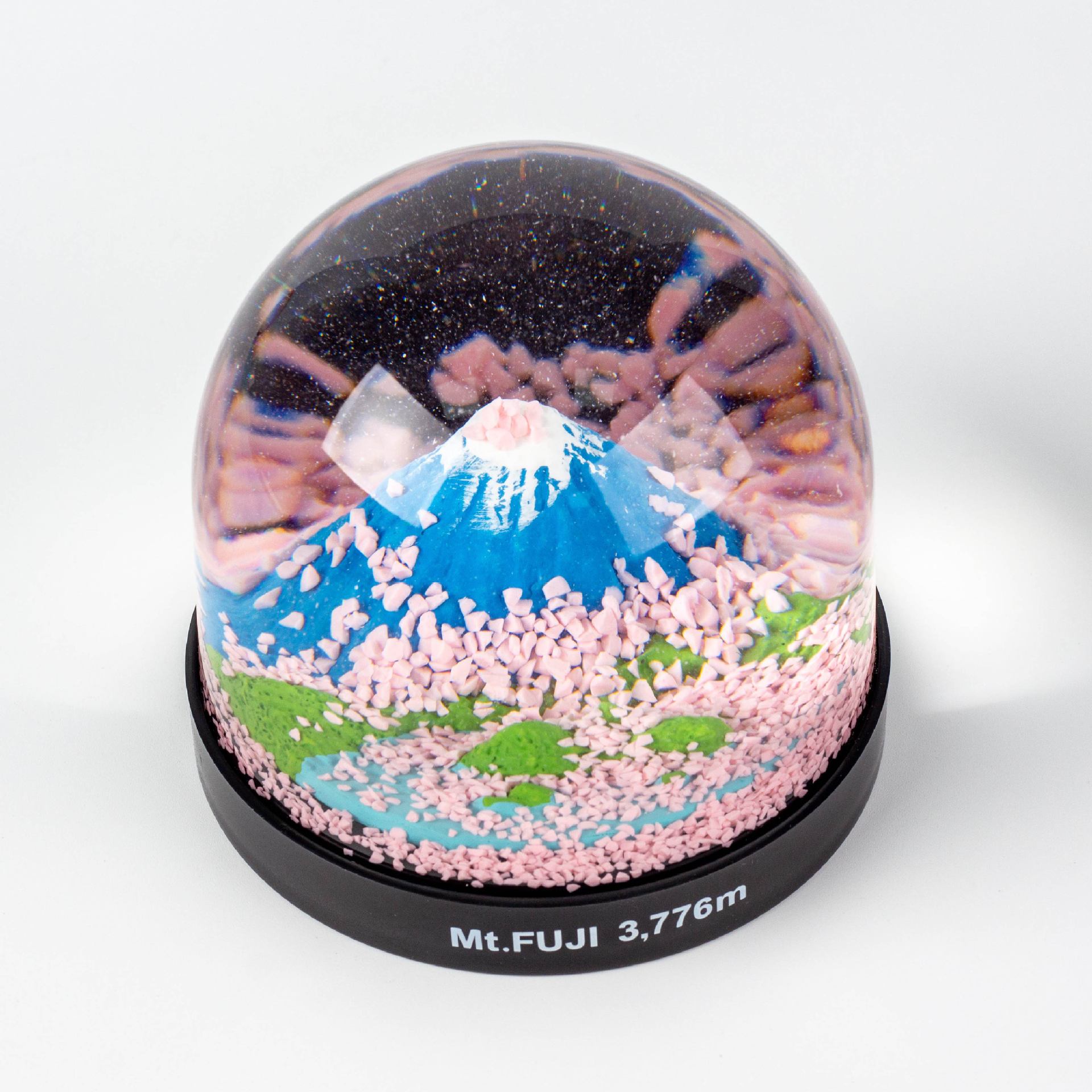 水晶球 富士山热门景点伴手礼办公室桌面小摆件树脂雪花球-阿里巴巴