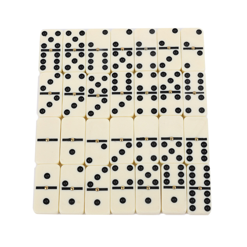Dominoes Domino Cards Chess Cards PVC Packaging Ivory Dominoes Dominoes 5010pvc