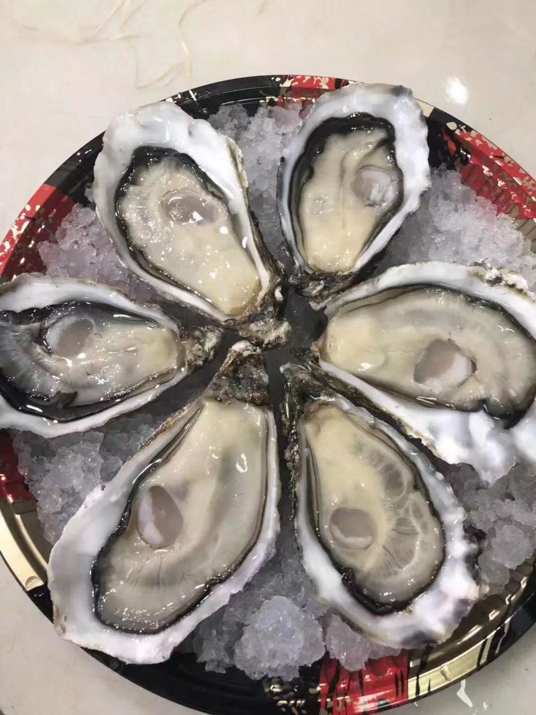 法国新鲜冷冻活冻吉娜朵生蚝(正品)日料刺身海鲜批发 48只/箱